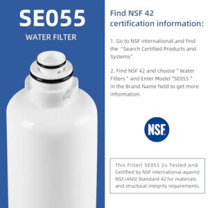 Water Filter Replacement for Bosch Ultra Clarity Pro BORPLFTR50, Replace BORPLFTR55 11032531 12033030, B36CD50SNS B36CT80SNS B36CL80ENS B36FD50SNS B22CS50 B36CD50,1 Pack