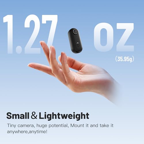 128GB FHD 1080P Mini Body Camera, Wearable Action Body Cam, Thumb Size Hands Free Recording Body Worn Camera, Premium Portable Camcorder Mount Anywhere for Work, Travel, Pet Walking (Black) - Image 3