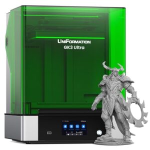 16K Resin 3D Printer GK3 Ultra 13.5” LCD Photocuring Printer with Build-in Heating System & Automatic Resin Feeder, Large Build Volume 300 * 160 * 300mm