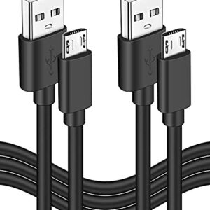2-Pack 10FT Micro USB Power Cable for Amazon Fire TV Stick,for Roku Streaming Stick,Express Plus,Premier Plus,Voice Remote Pro,Chromecast Charging Charger for Kindle Fire 10 Tablet Firestick Cord Long