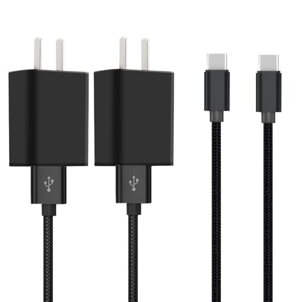 2 Pack USB Charger Detachable Cord Replacement for Amazon Fire-TV-Stick, Replacement for Fire-Tablet, Compatible Samsung LG Android-Phone Adapter Replacement for Fire Kids Edition Tablet - Image 5