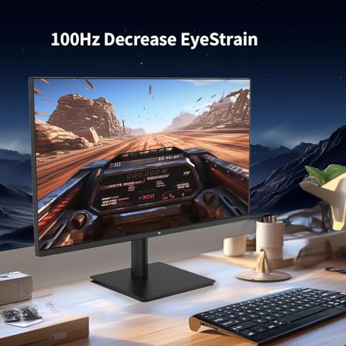 27 Inch QHD(2560 * 1440) 100Hz Computer Monitor - IPS Panel, Anti-Blue Light Screen, 100% High Color Gamut, 123% sRGB, Support FreeSync and GSync, PC Monitor for Casual Gaming and Working - Image 5