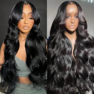 22 Inch 13×6 Lace Front Wigs Human Hair Body Wave HD Lace Front Wigs Human Hair Pre Plucked Glueless Wigs Human Hair Pre Plucked Lace Frontal Wigs Human Hair for Women
