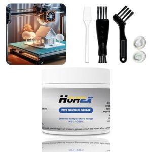 3D Printer PTFE Grease 1.76 oz Silicone Lubricant Printing Linear Rail Lead Screw X Y Z Axis CNC Gear Paste Multipurpose Maintenance Accessories for En der 3 5 V3 SE Office Home Equipment