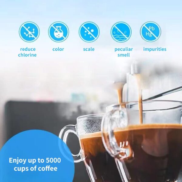4 Pack Coffee Machines Filter Compatible with Philips Saeco AquaClean CA6903, Aqua Clean Water Filter for Fully Automatic Dedicated Anti-Lime Scale - Image 6