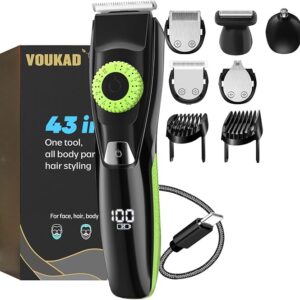 40 Precisions Electric Trimmer for Beard, Face, Mustache, Body and Ear Hair Grooming and Styling, Multi-Series Men’s Waterproof Grooming Kit