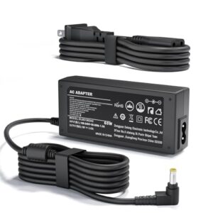 65W Laptop Charger for Toshiba Satellite C55 C50 C55D C655 C655D C675 C850 C855 C855D L745 L505 L55 L655 L755 L775 L855 S55 P50 P50T P755 A665 A505 A205 A105 Notebook Power Supply Cord