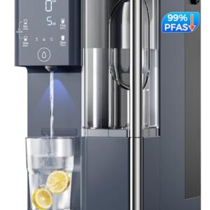 7-Stage Countertop Reverse Osmosis Water Filter System, 528 Gallons RO Water Filtration with Portable Pitcher, NSF/ANSI 372,53, Reduce TDS PFAS, 5 Volume Settings, 3:1 Pure to Drain CT910