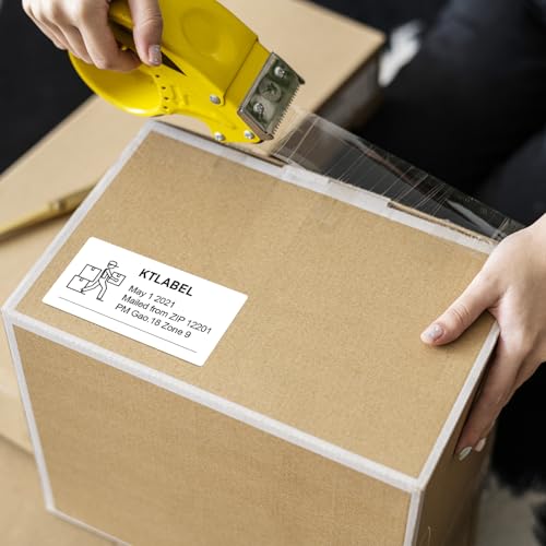 (9,000 Labels/12 Rolls) Zebra Labels 4x2 Direct Thermal Labels -750/Roll - Perforated Stickers for Barcode Addresst, Compatible with Zebra & Rollo Desktop Printer.etiquetas térmicas directas - Image 7