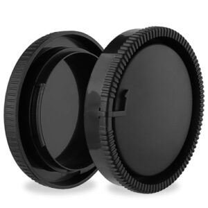 A-Mount Camera Body Cap and Rear Lens Cap Cover Set for Sony Alpha A-Mount Cameras/Minolta AF Mount Lens,Camera Sensor Cap Plastic Lens Rear Covers