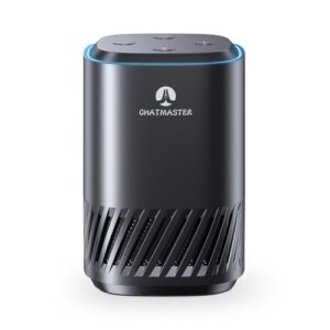 AI Smart Speaker with ChatGPT & Alexa, Dual AI Assistants, Tarot Reading, Language Learning, Smart Home Control, Privacy Protection