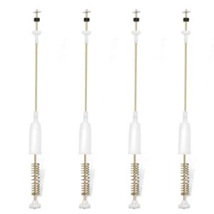 AJK72909307 Washer Suspension Rods Kit Compatible with Kenmore LG Washing Machine 796.31512210 796.31512211 WT4970CW WT5070CW WT5170HV, Replaces AJK72909308 4902EA1002E, AP5736587