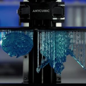 ANYCUBIC 3D Printer Resin, 405nm SLA UV-Curing Resin with High Precision and Quick Curing & Excellent Fluidity for LCD 3D Printing (Black+Black, 2kg)