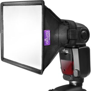 Altura Photo Flash Diffuser Light Softbox 6×5 (Universal, Collapsible with Storage Pouch) for Canon, Yongnuo and Nikon Speedlight