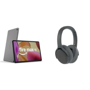 Amazon Fire Max 11 tablet (64 GB) Noise Cancelling Headphone Bundle