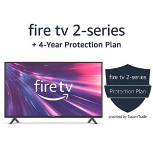 Amazon Fire TV 40″ 2-Series (newest model), HD smart TV + 4-year protection plan