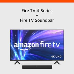 Amazon Fire TV 50“ 4-Series with Fire TV Soundbar