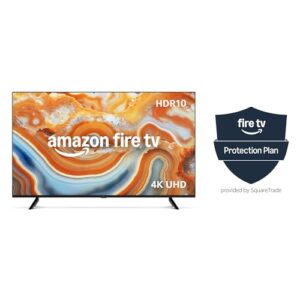Amazon Fire TV 43″ 4-Series, 2024 release, with 4-Year Protection Plan