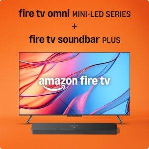 Amazon Fire TV 55″ Omni Mini-LED Series with Fire TV Soundbar Plus