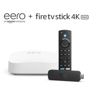 Amazon eero Pro 6E mesh wifi router (1-pack) with Amazon Fire TV Stick 4K Max