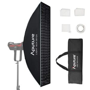 Aputure 30120 Square Softbox, 30cm x 120cm, Standard Bowens Mount for Aputure 300DII, 300x, Amaran 60x/60d/100d/200d/100x/200x