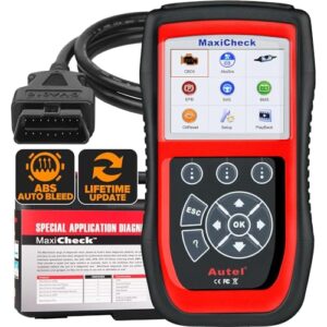 Autel MaxiCheck Pro OBD2 Scanner ABS Scan Tool for Auto Bleeding, SRS ABS Scanner Car Diagnostic Tool with Oil Reset Airbag SAS EPB BMS Services for Specific Vehicles Up to 2015, Lifetime Free Update
