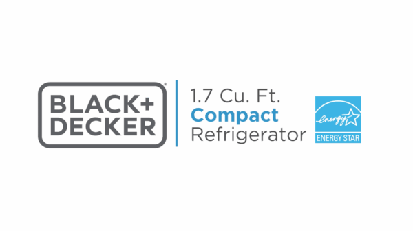 BLACK+DECKER BCRK17V Compact Refrigerator Energy Star Single Door Mini Fridge with Freezer, 1.7 Cubic Ft., VCM, Silver - Image 8