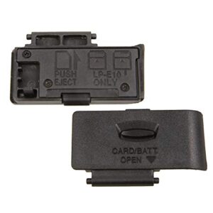 Battery Door Cover Lid Cap Replacement Repair Part Compatible with Canon EOS 1100D EOS Rebel T3 DSLR Digital Camera