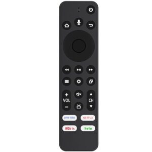 Beyution Replacement Voice Remote fit for Pioneer/Hisense/TCL Editions TVs Built-in Amazon TV 43S450F 50S450F 55S450F 65S450F 75S450F 55Q650F 65Q650F 75Q650F 50U6HF 58U6HF 65U6HF 75U6HF PN4395122U