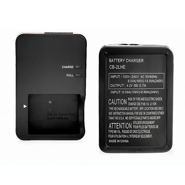 CB-2LH NB-13L CB-2LHE Battery Charger Compatible with Canon CB-2LHT G1X G1 X Mark III G5X G5X Mark II G7X G7X Mark II III G9X G9X Mark II SX620 SX720 SX730 SX740 HS Digital Camera Charger - Image 3