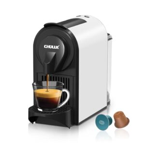 CHULUX Bafè-Pro Espresso Machine, Mini Espresso Maker for Nespresso Original Capsule, Single Serve Coffee Maker for Home Espresso & Lungo, Italian ODE 20 Bar Pump, White