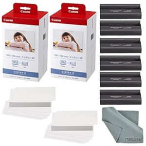 Canon KP-108IN Color Ink and Paper Set – Total of 216 Sheets and 6 Ink Cartridges bundle