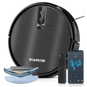D3 Robot Vacuum and Mop Combo, 2 in 1 Mopping Robot Vacuum Cleaner, Wi-Fi/Voice/App, Strong Suction, Ease of Use, Self-Charging Robotic Vacuum, Slim, Ideal for Hard Floor, Pet Hair, Carpet