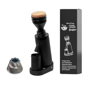 D40+ Single Dose Coffee Grinder (Black)