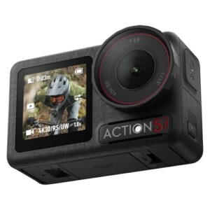 DJI Osmo Action 5 Pro Essential Combo, Waterproof Action Camera with 1/1.3″ Sensor, 4K/120fps Video, Subject Tracking, Stabilization, Dual OLED Touchscreens, Action Camera 4K Ideal for Sports, Vlog