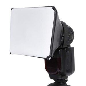 Diffuser Softbox Collapsible Mini Universal Rectangle Shape Softbox Diffuser for Camera Flash Light Speed Lights