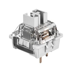 EPOMAKER LEOBOG Graywood V3 Switch Set, Linear Cearmy Switch, 40gf, 3 Pins Pre-lubed Switch, 100 Pieces for Customizing Gaming Keyboards