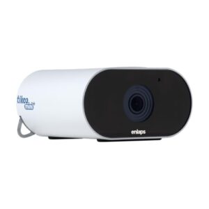 Enlaps Tikee mini+ – 12MP 4K Autonomous Timelapse Smart Camera, 120° Wide Angle, 4G/LTE WiFi, Remote Monitoring, IP66, Ideal for Renovation, Indoor & Outdoor, Waterproof Connector