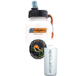 Epic Water Filters Nalgene Ultimate Outdoor Travel OG Water Bottle with Filter – BPA Free