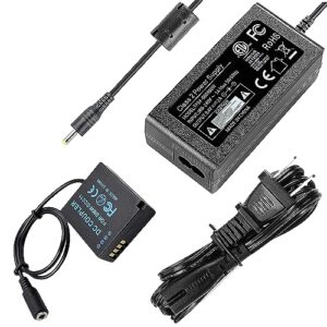 F1TP DMW-AC10 AC Power Adapter DMW-DCC11 DC Coupler Dummy Battery Kit for Panasonic Lumix DMC-GX80 GX85 GF6 GX7 DC-G100 GX9 LX100K ZS70 ZS80 ZS100 Cameras.
