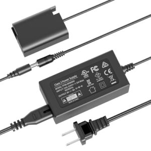 F1TP DMW-DCC17 AC Power Adapter & DMW-BLK22 Dummy Battery Kit Compatible with Panasoni LUMIX S5/S5K/S5GK/GH6 – Continuous Power Supply for Studio/Indoor Shooting