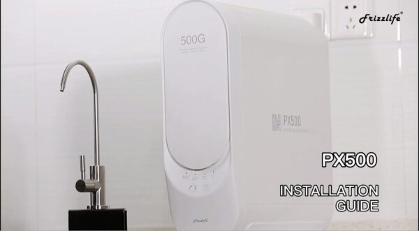 Frizzlife PX500-A Under Sink Tankless Reverse Osmosis Water Filtration System, 500 Gallons Per Day, Remineralizes Water, Easy DIY Installation, Low Maintenance - Image 8
