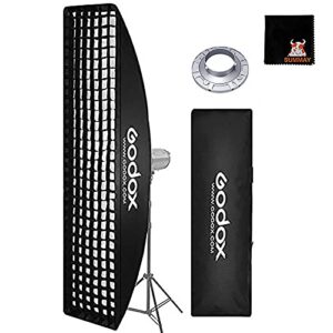 GODOX 35x160cm / 14″x63″ Honeycomb Grid Softbox Bowens Mount for Shooting Flash Speedlite