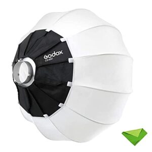 GODOX Softbox Lantern Softbox CS-65D 65cm Bowens Mount Softbox Soft Light Modifier for Aputure 300D Mark II 120D SL-60W VL150 SL150WII FV150 AD200PRO AD300 AD400PRO AD600 VL300 VL200 UL150