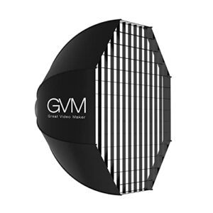 GVM Lighting Soft Boxes Bowens Mount with Honeycomb Grid, Speedlight Umbrella Softbox Foldable with Carrying Bag for Studio Photography Speedlite Flash