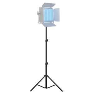 GVM Photography Light Stand 75″/190cm, Portable Aluminum Photo Video Tripod Stand with 1/4″ Screw for Softbox, Photo Studio Panel Video Light, Photographic Equipments