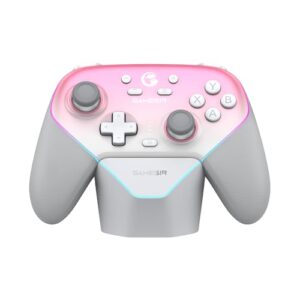 GameSir Super Nova Wireless Gaming Controller for PC/Switch/Switch 2/iOS/Android, 1000Hz Polling Rate, Hall Effect Stick & Trigger, Rubberized Grips, RGB Lighting, 1000mAh – Pink