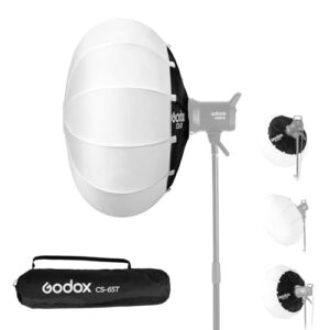 Godox CS-65T Lantern Softbox 26in / 65cm Quick Release 360° Light Diffuser Bowens Mount Lantern Softbox for Godox SL60 SK400 SL150 DP400 DP800 SL300 (26”)