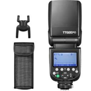 Godox Camera Flash Speedlite TT685II-C for Canon, E-TTL 2.4G Wireless GN60 HSS, Flash Compatible with Canon Camera 6D 7D 50D 60D 500D 550D 600D 650D 1000D 1100D 1DX 580EXII 5D Mark II III.etc