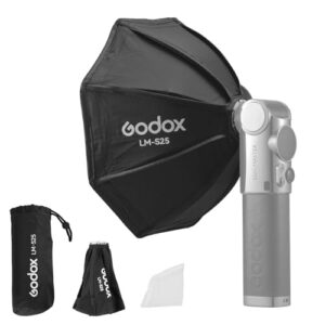 Godox Lux Master Softbox LM-S25 Octa Softbox Only for Lux Master Camera Flash with Diffuser Carry Bag